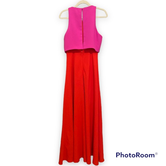 NWT Calvin Klein Color Block Gown with open back, Women’s Size 10 - Picture 4 of 9